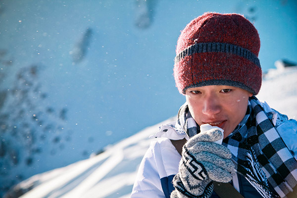 尝尝雪味道